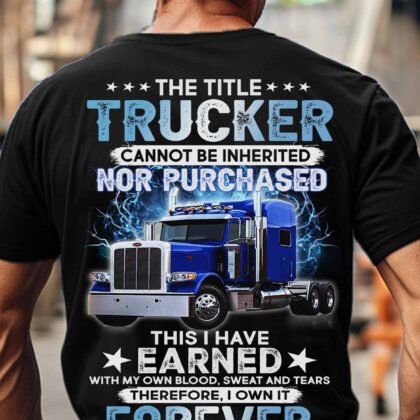 The Title Trucker Cannot be Inherited Nor Purchased