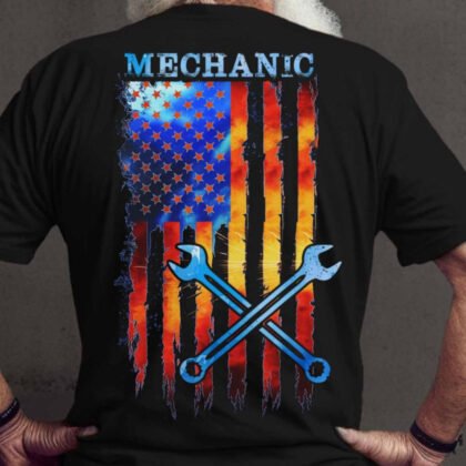 Mechanic Apparel - USA Flag Wrenches