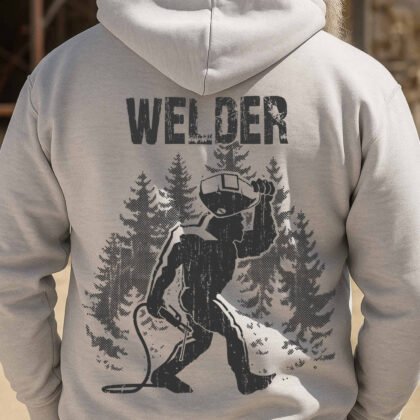 Welder Bigfoot Forest Print - Welder Outdoor